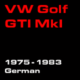 VW Golf GTI MkI 1975-1983
