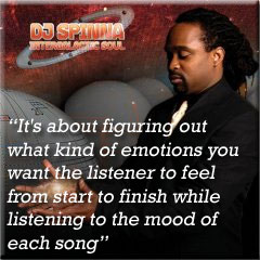 It's about figuring out what kind of emotions you want the listener to feel from start to finish while listening to the mood of each song