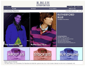 Rutherford Blue - homepage