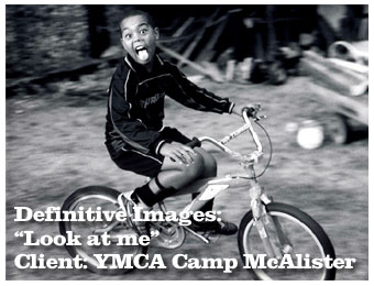 Definitive Images: Look at Me - client: YMCA Camp McAlister. Click here for Definitive Portraits