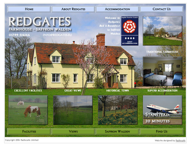 Redgates - homepage